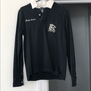Black women’s rugby shirt